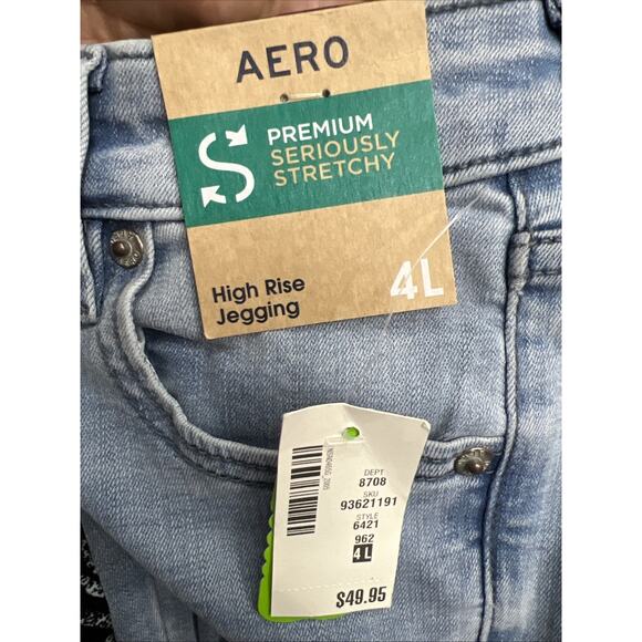 Aeropostale Denim Stretchy High Rise Jeggings Women Jeans Size 4L - Picture 9 of 9